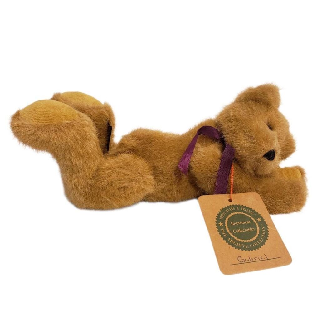 Boyds Bears Gabriel 1990-96 10" Plush Jointed Bear The Archive Collection w Tags